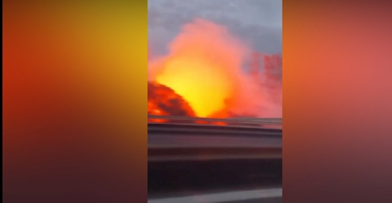 Incendio sulla Palermo-Catania, traffico in tilt