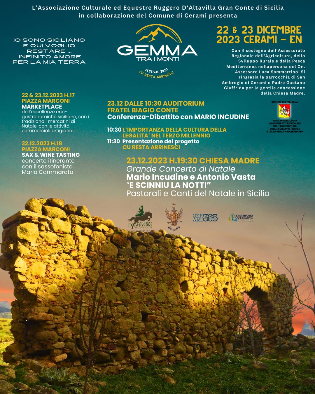 Gemma tra i monti 2023: a Cerami, nell’ennese, un Festival per la rinascita delle comunità montane