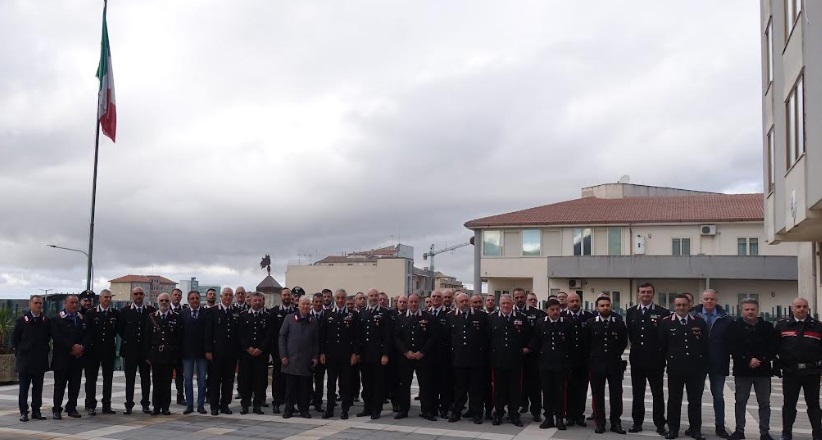Carabinieri, visita del generale Spina al comando di Enna