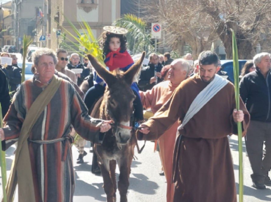 Settimana Santa, l’entrata di Gesù a… Calascibetta