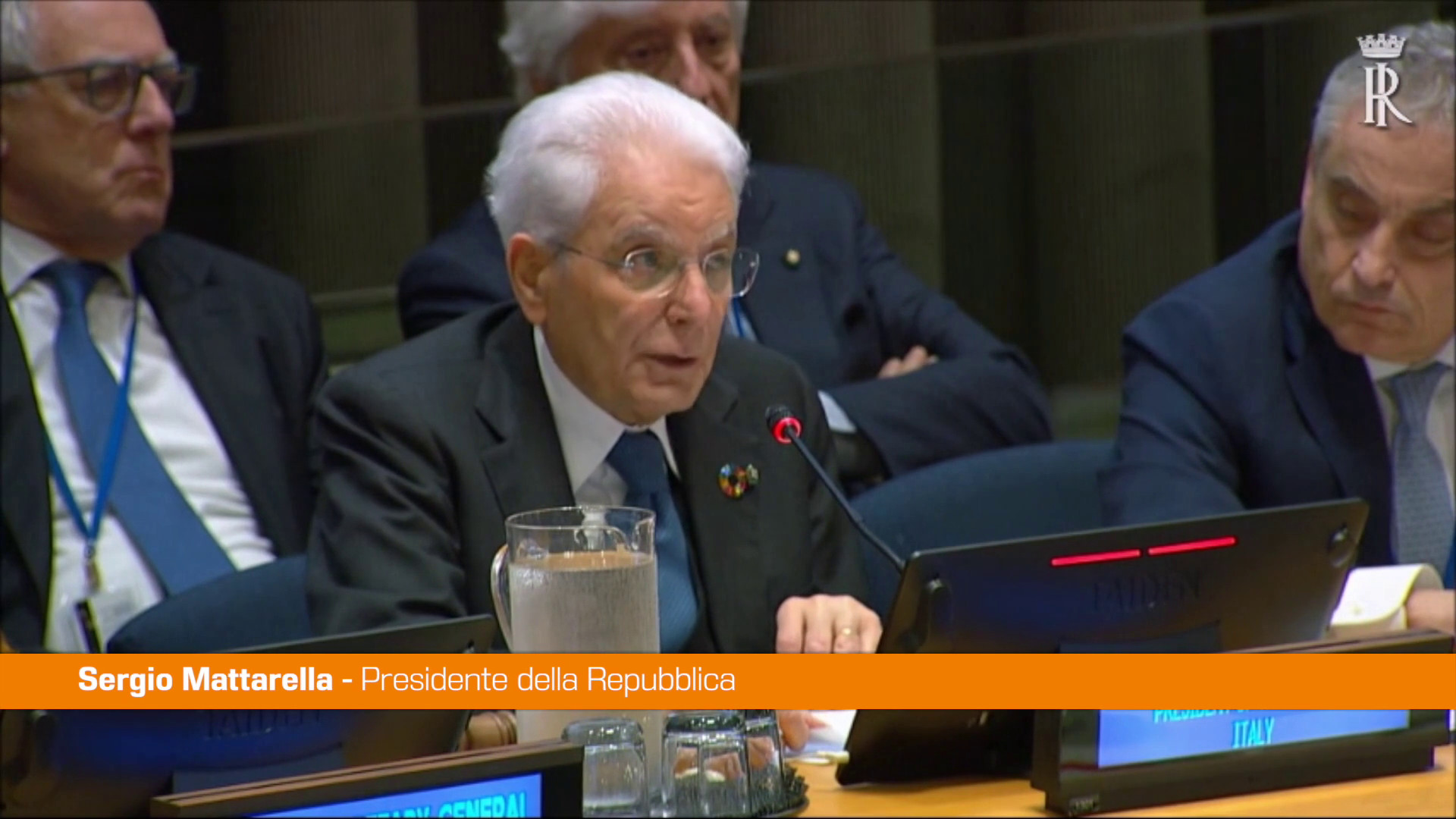 Onu, Mattarella “Pace solo rispettando diritti popoli”