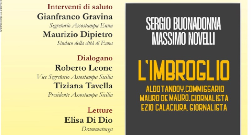 Circolo della stampa di Enna, si presenta un libro
