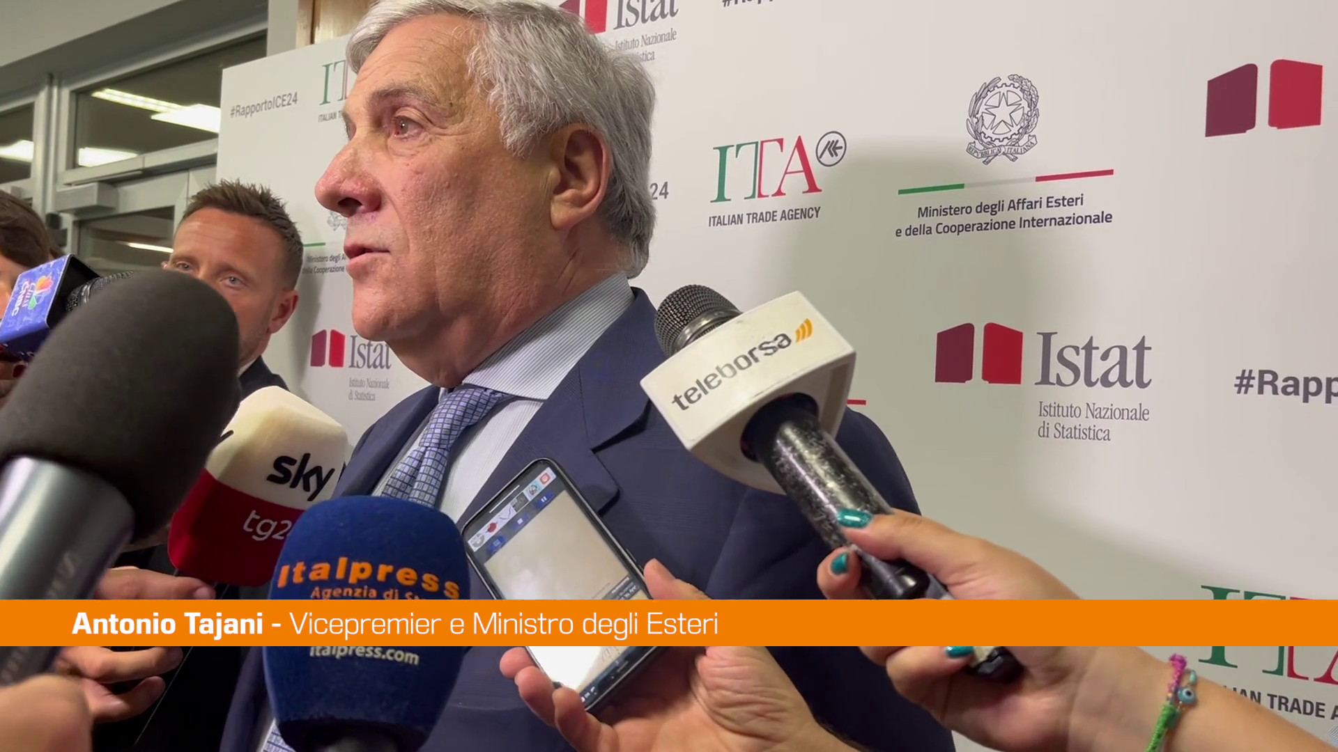 Tajani “Commercio internazionale cruciale per il Paese”