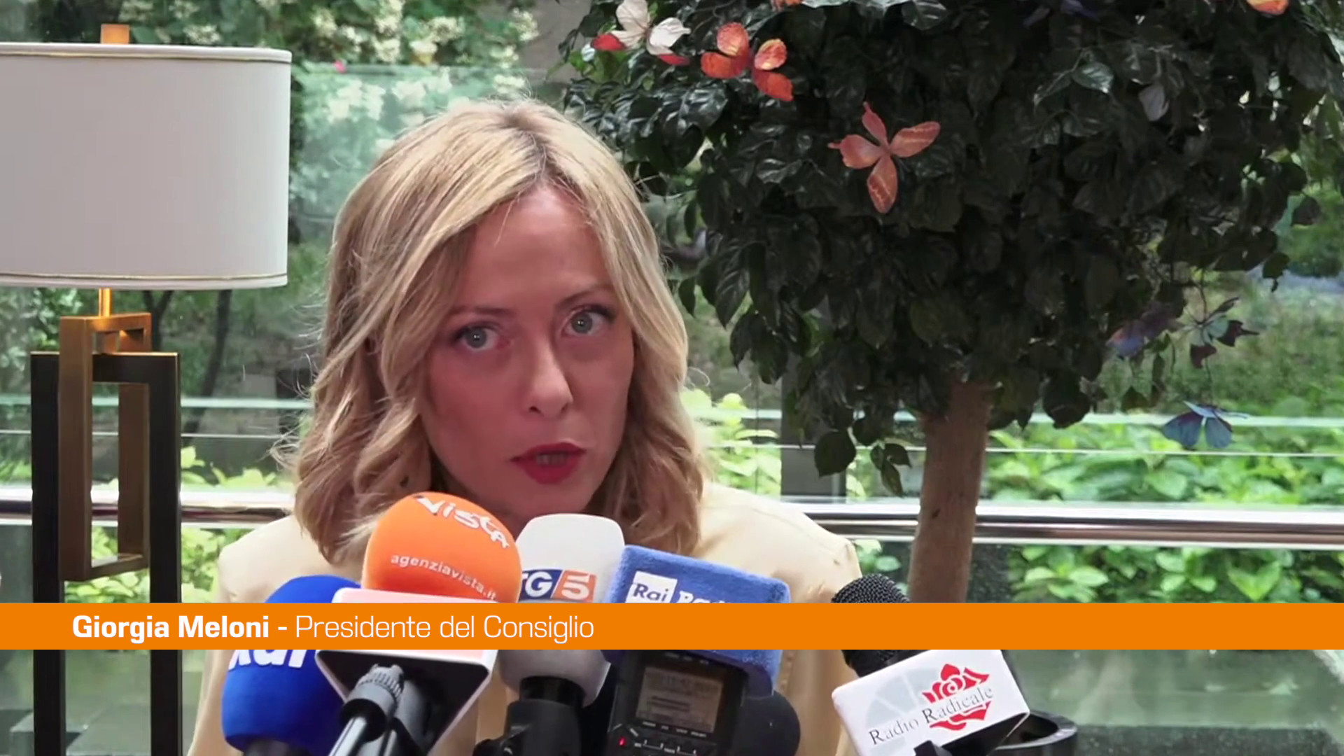 Meloni “Chiari con la Cina, smetta di aiutare la Russia”