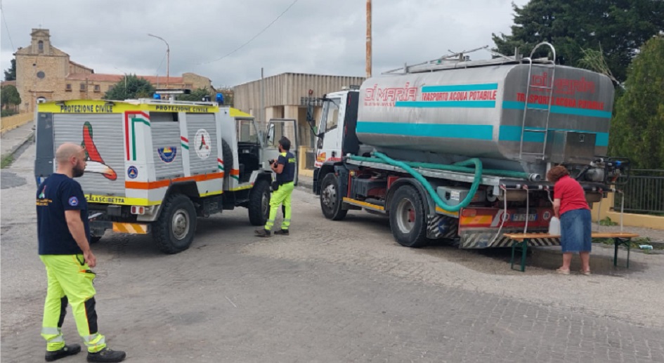 Piano di emergenza idrica a Calascibetta, “pozzo, autobotte e silos”