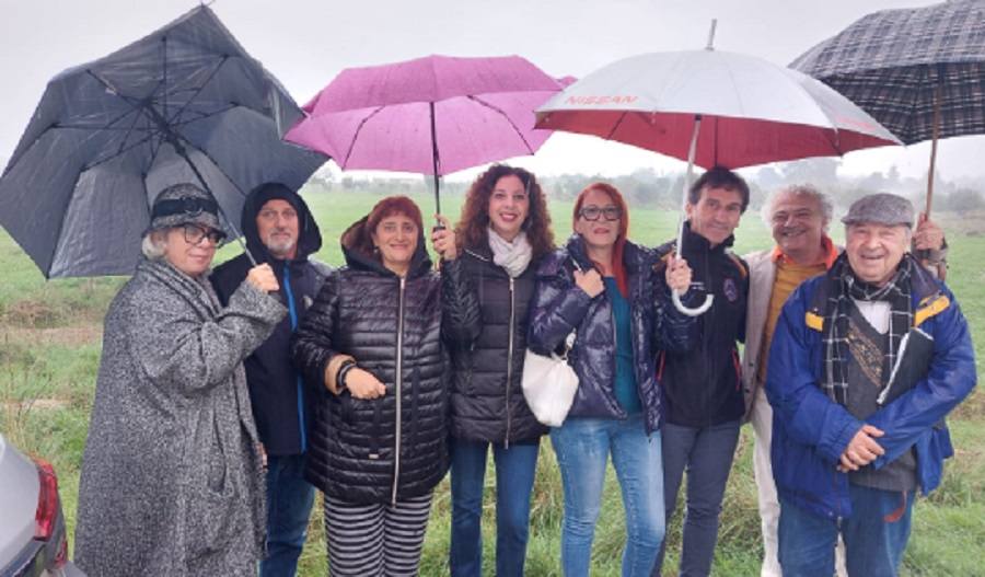 Il pozzo in contrada Risicallà, sopralluogo sotto la pioggia