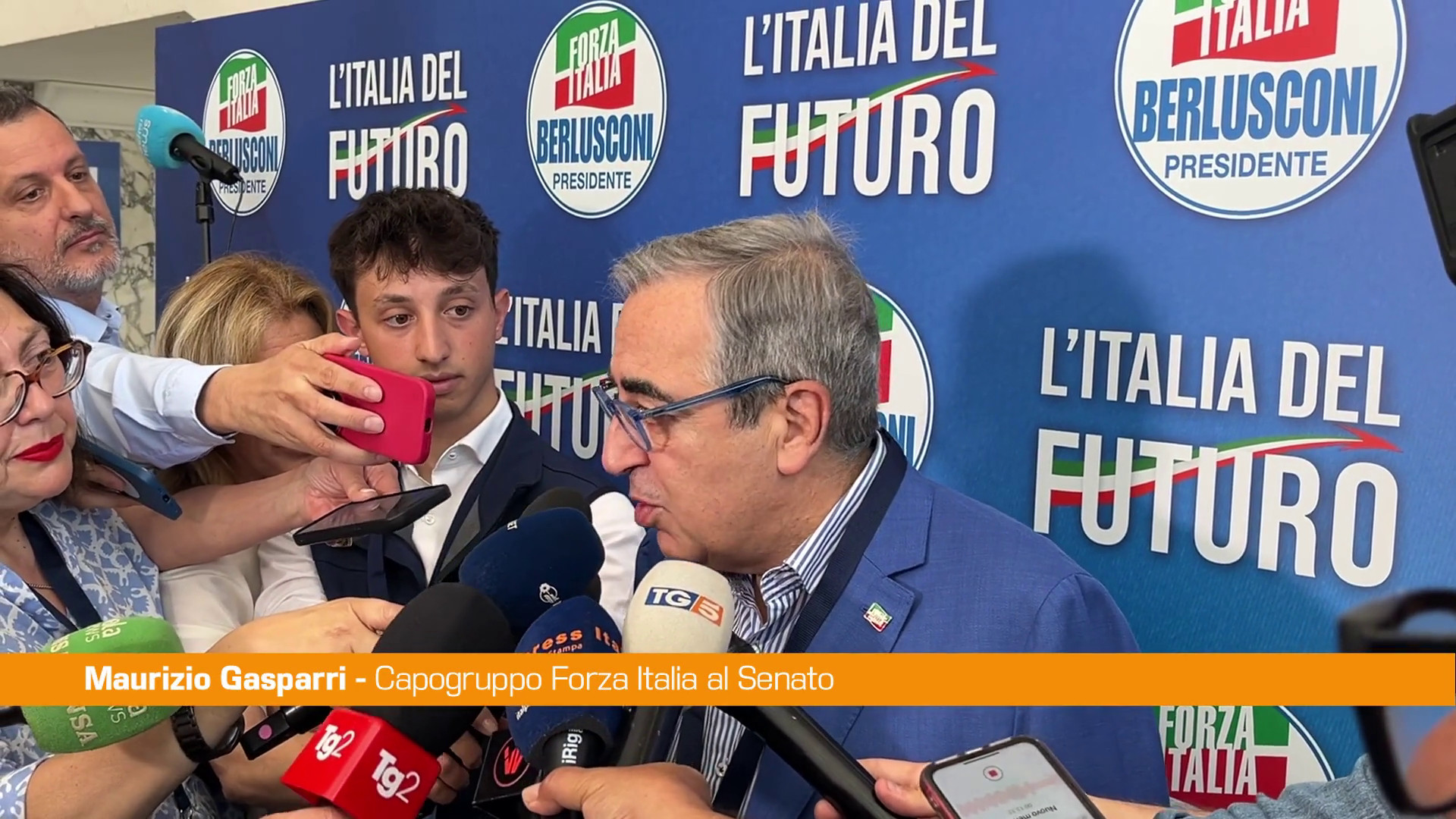 Gasparri “Forza Italia ha un grande futuro”