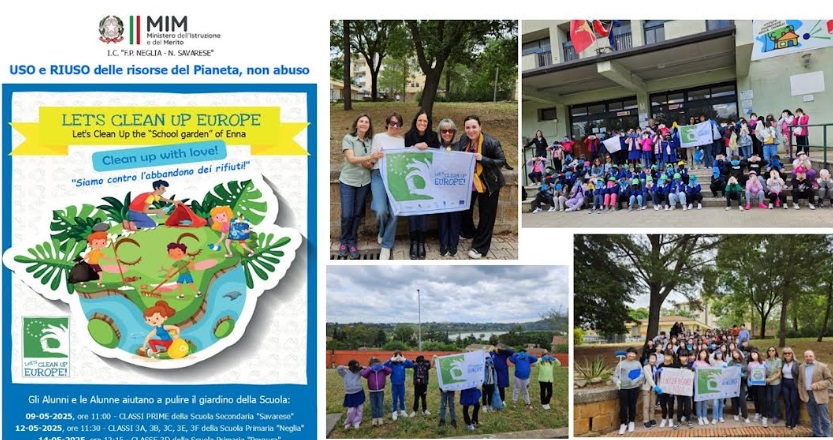 Raccolta differenziata, Let’s Clean Up Europe al Neglia Savarese