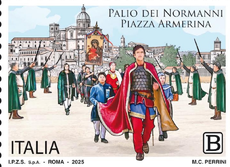Emesso un francobollo dedicato al Palio dei Normanni