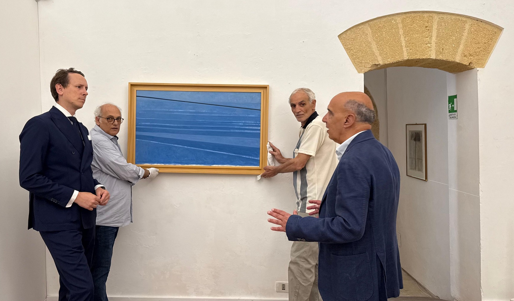 Guccione e Sciascia a Marsala, si lavora all’allestimento della mostra. Inaugurazione sabato 24 maggio