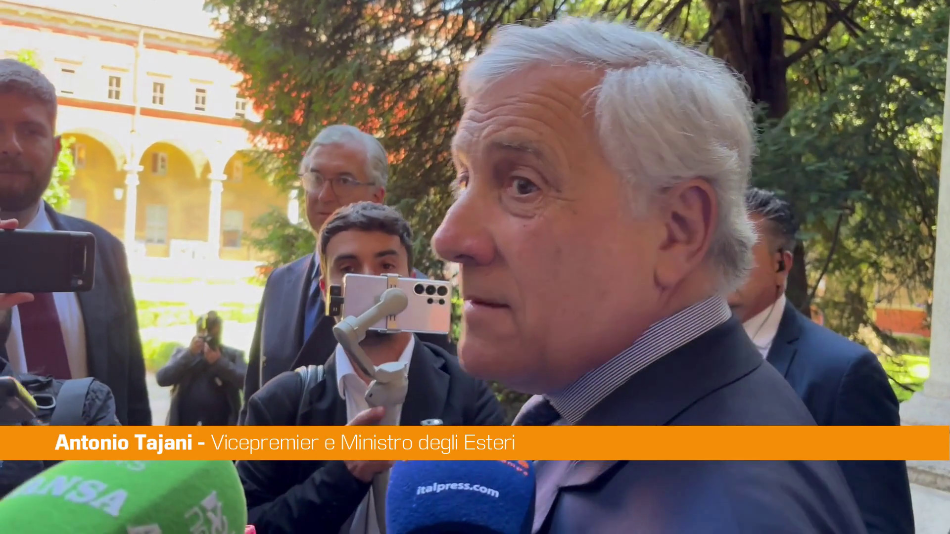 Gaza, Tajani “Nessun governo ha fatto quello che abbiamo fatto noi”