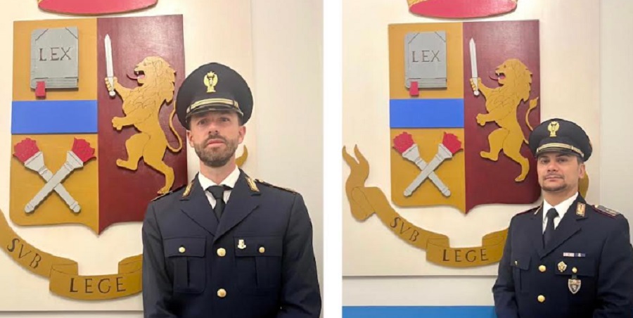 Polizia, 2 ispettori promossi al grado di commissari