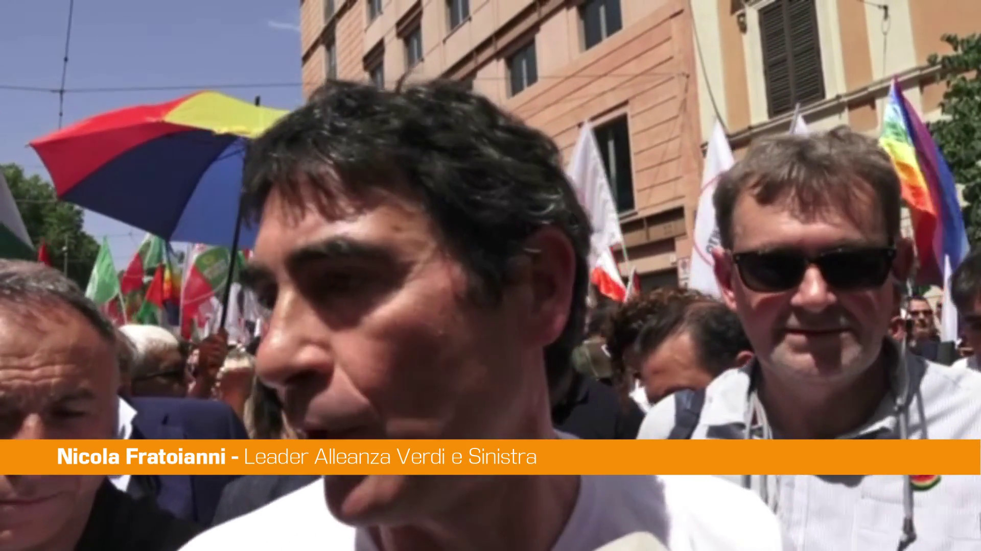 Corteo per Gaza, Fratoianni “Diciamo al Governo stop a complicità”
