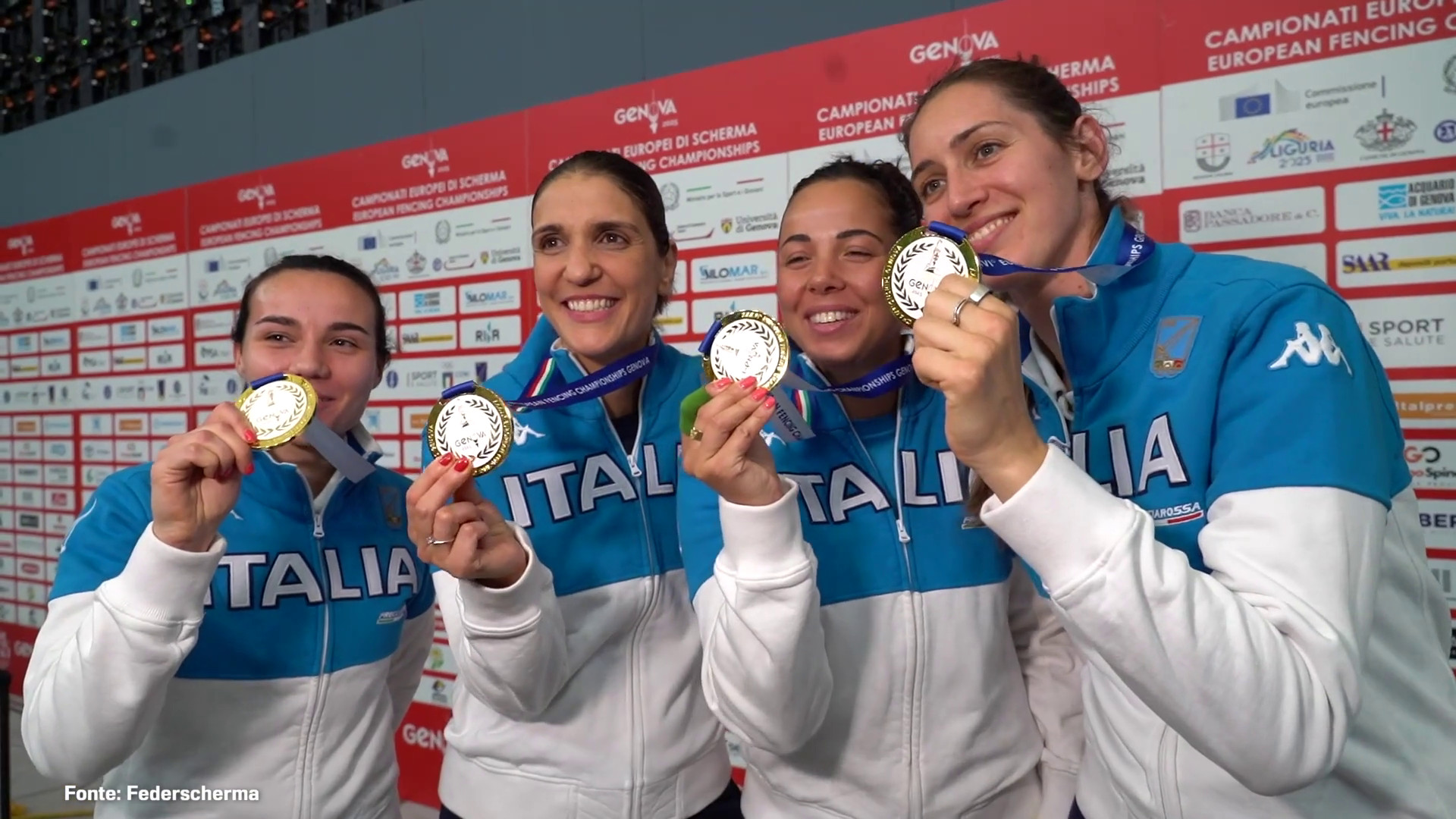 Fiorettiste d’oro agli Europei “Brave a non disunirci”