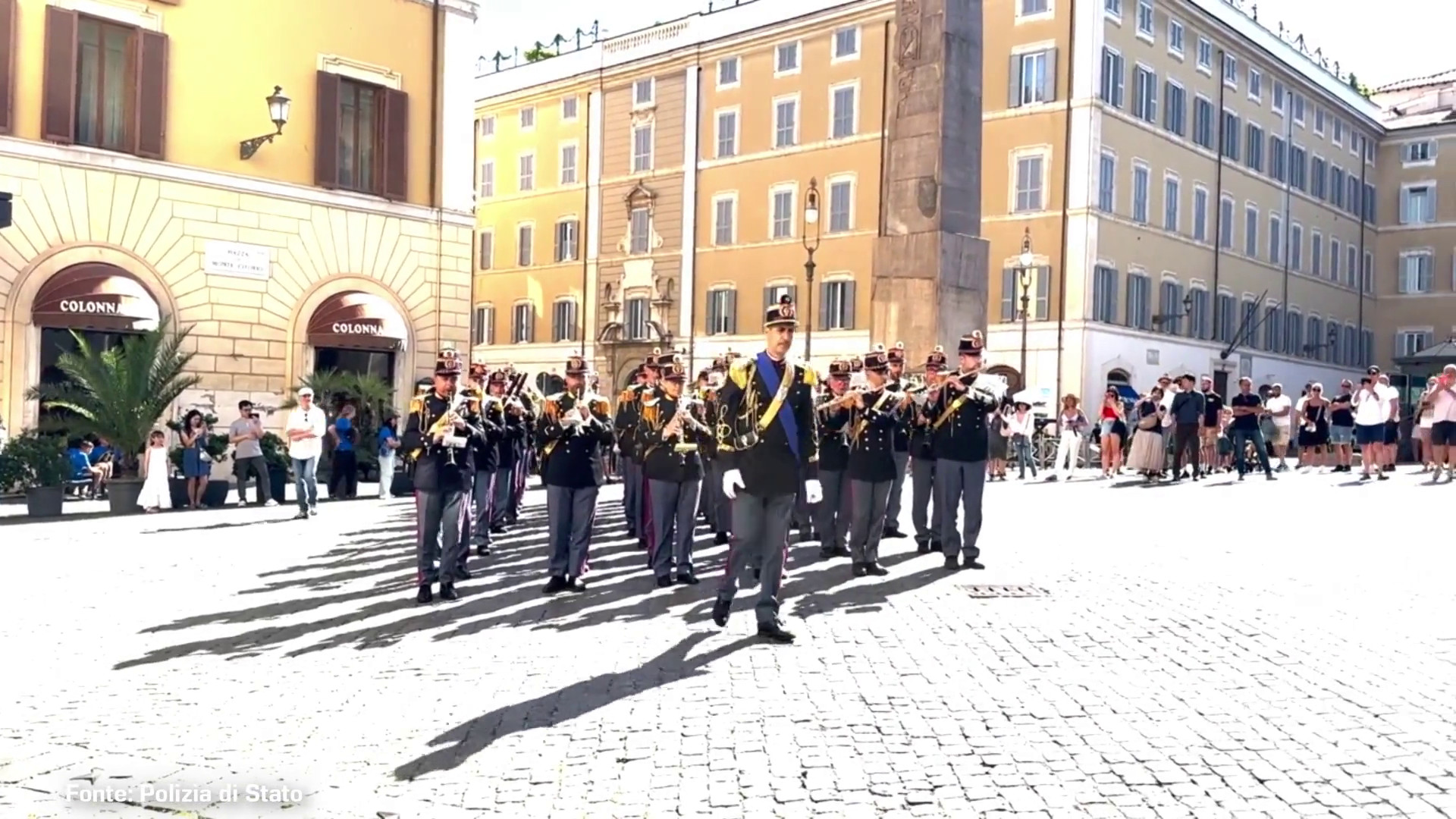 2 Giugno, l’esibizione della banda della Polizia di Stato