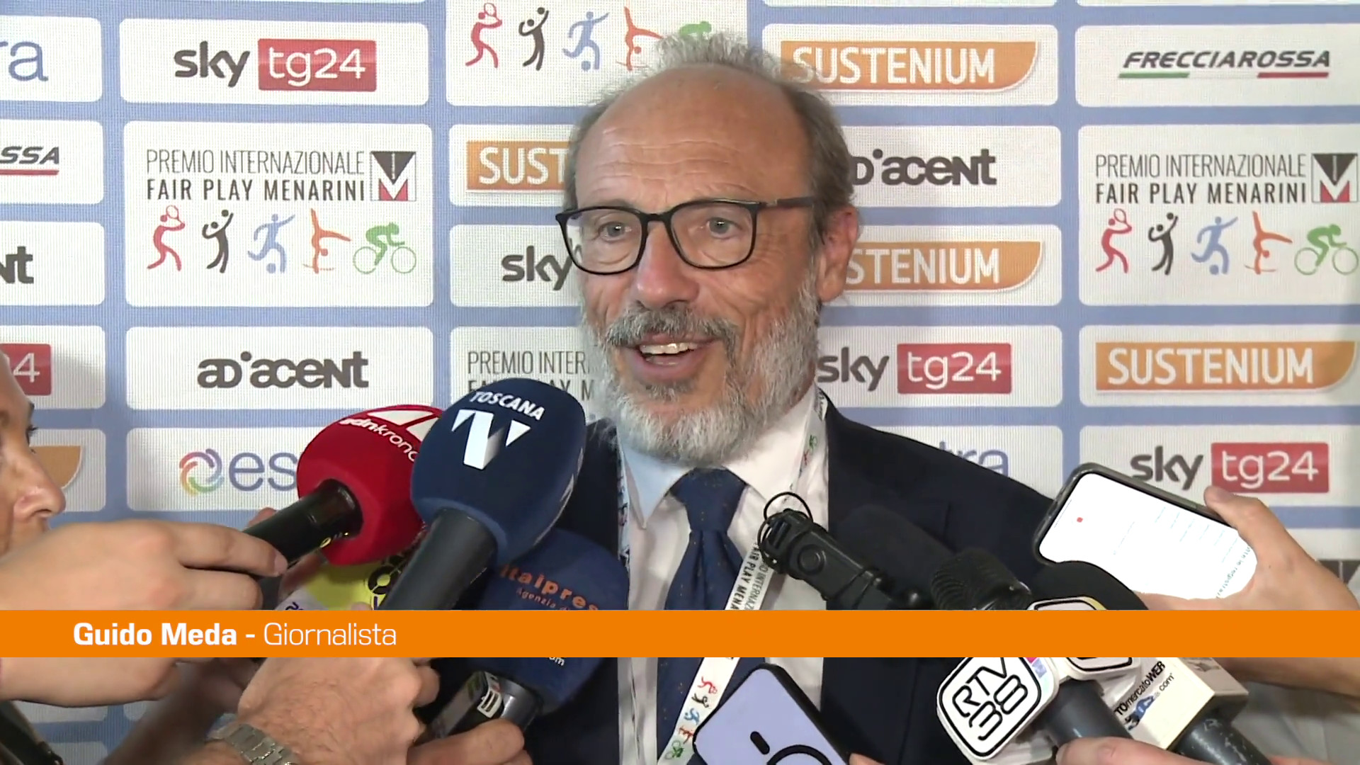 Premio Menarini a Guido Meda “Io solo narratore, è bella medaglia”