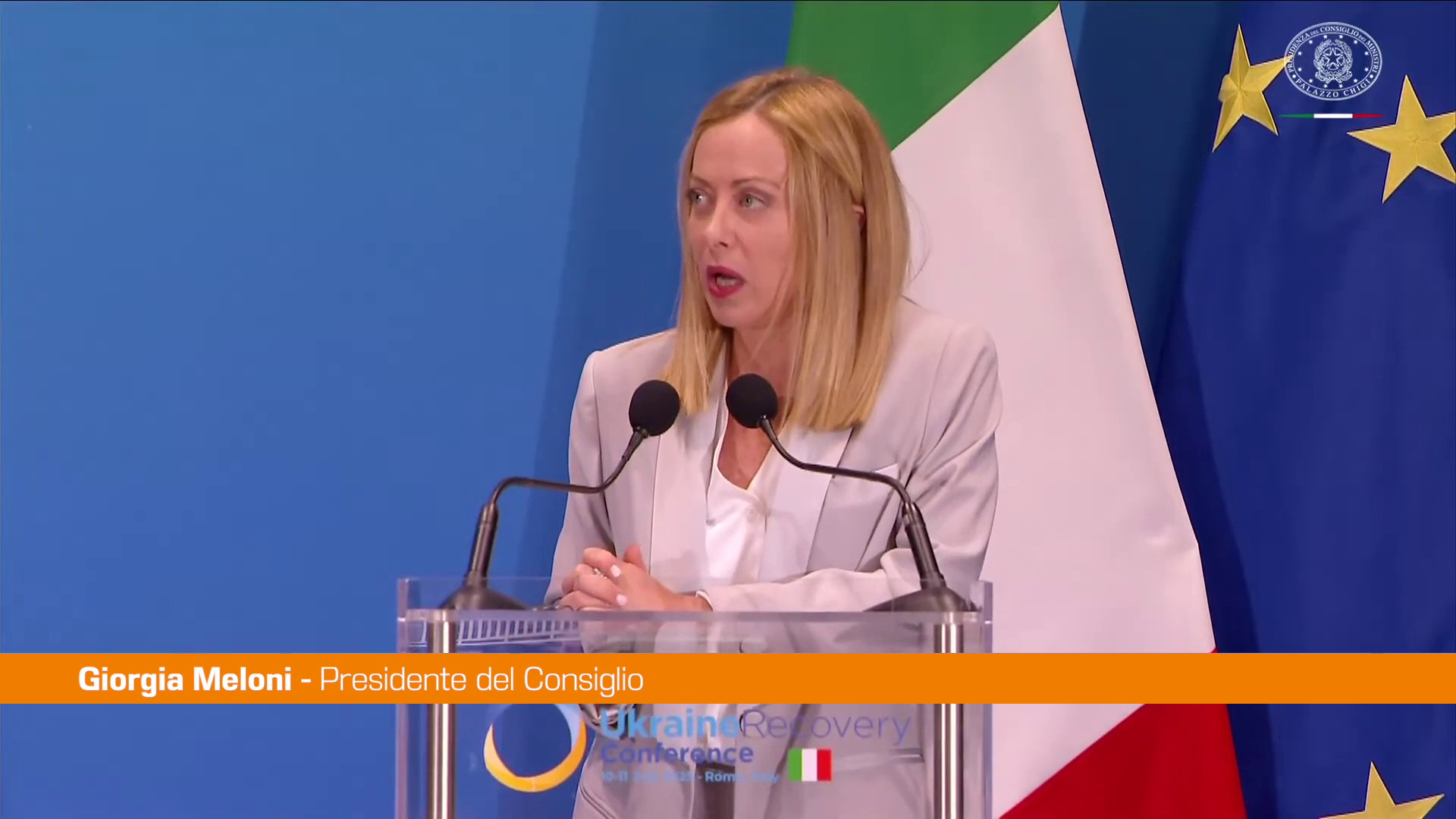 Meloni “La determinazione dell’Ucraina un esempio per tutti”