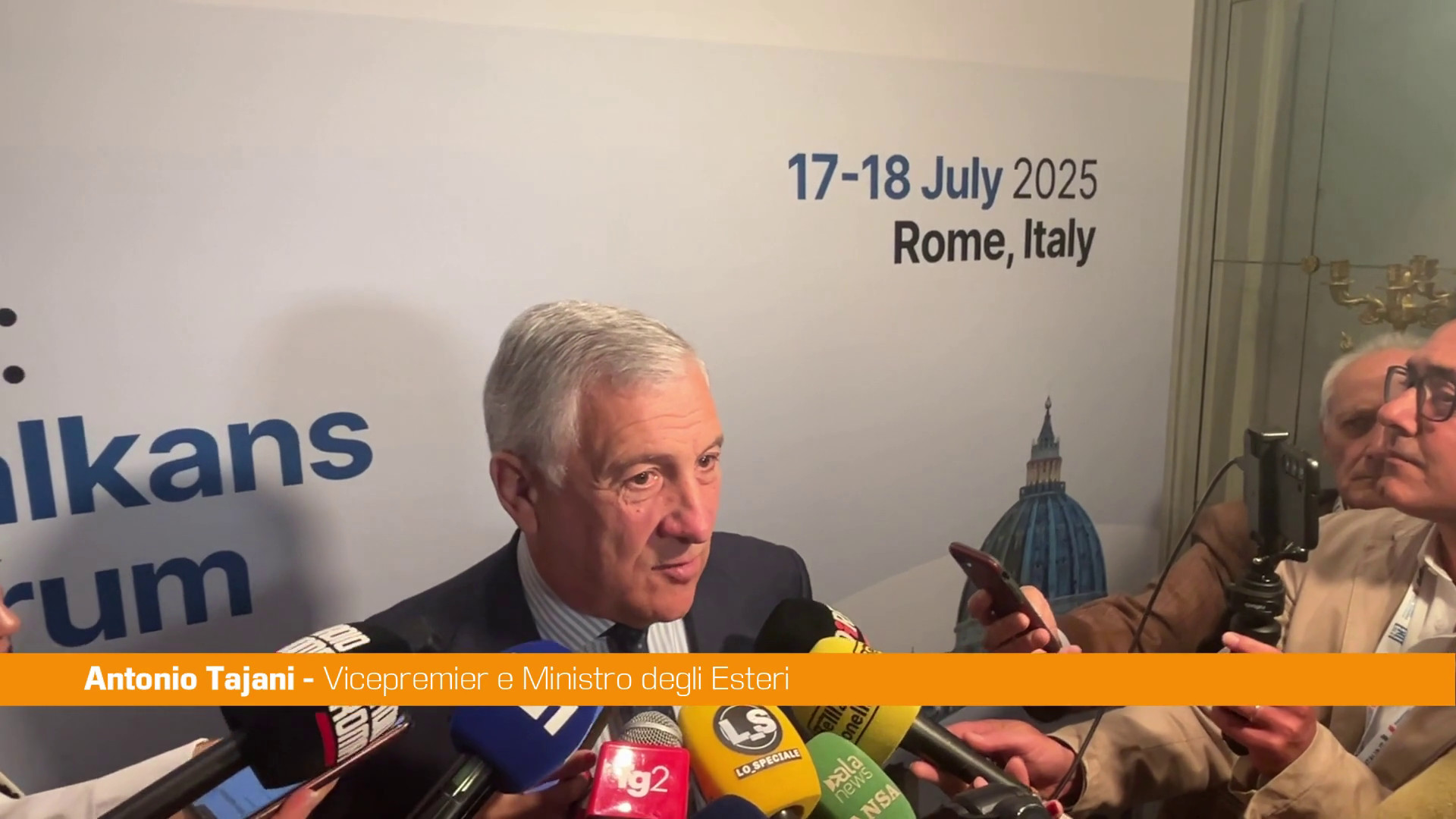 Tajani “Pizzaballa a Gaza con aiuti, chiediamo cessate il fuoco”