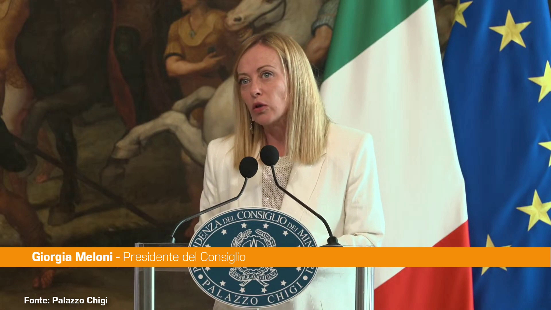 Dazi, Meloni “Scongiurare guerra commerciale Usa-Ue”
