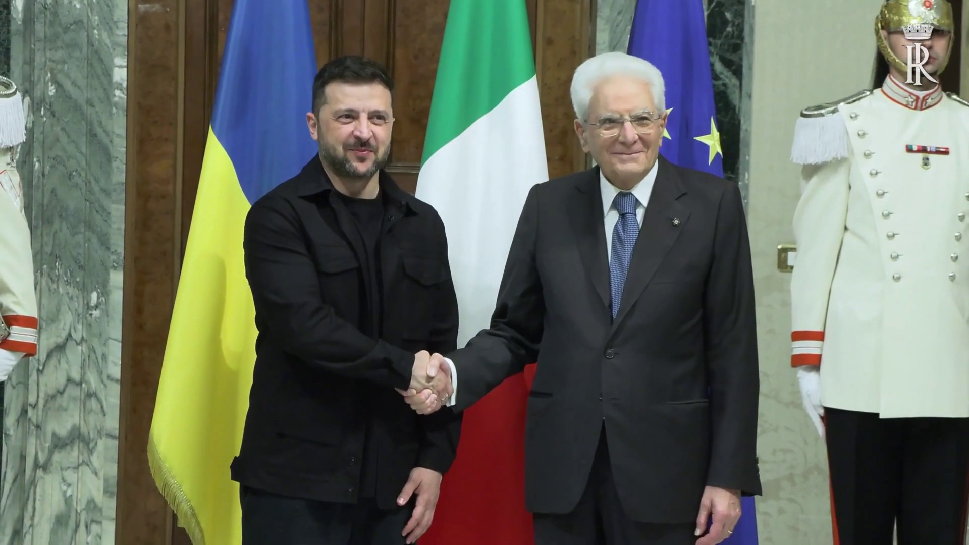 Mattarella riceve Zelensky “Dall’Italia pieno sostegno all’Ucraina”
